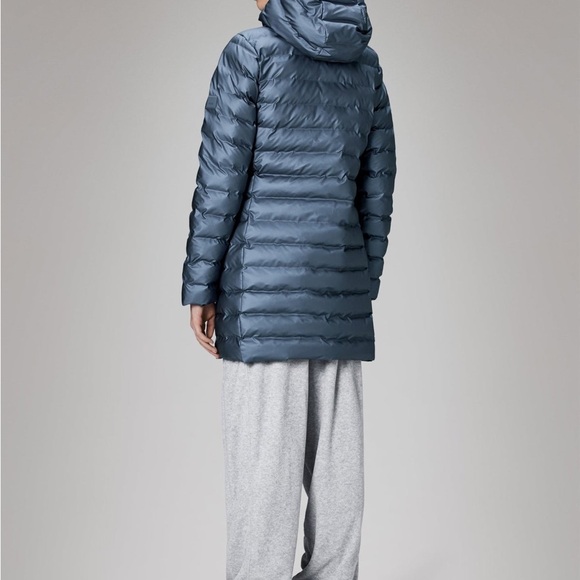 Lohja Long Puffer Curve Jacket W3T3 | Bay - Small - Picture 2 of 4